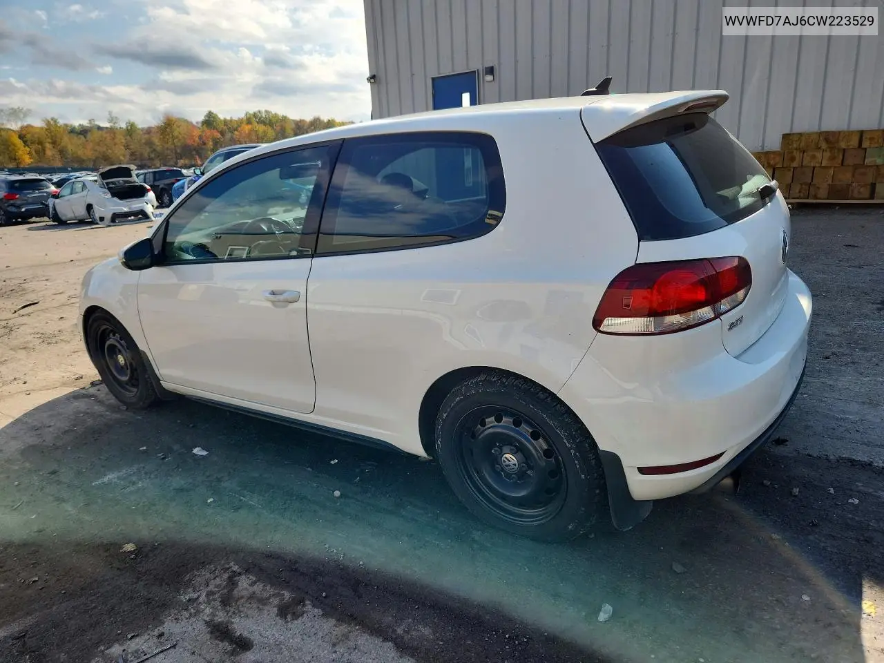 2012 VOLKSWAGEN GTI VIN WVWFD7AJ6CW223529 — фото 2