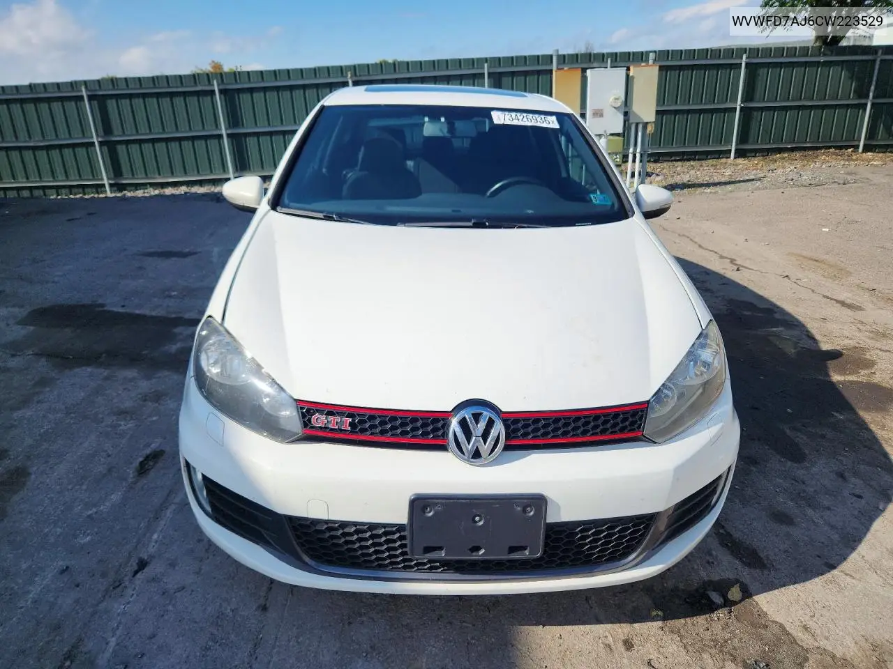 2012 VOLKSWAGEN GTI VIN WVWFD7AJ6CW223529 — фото 5