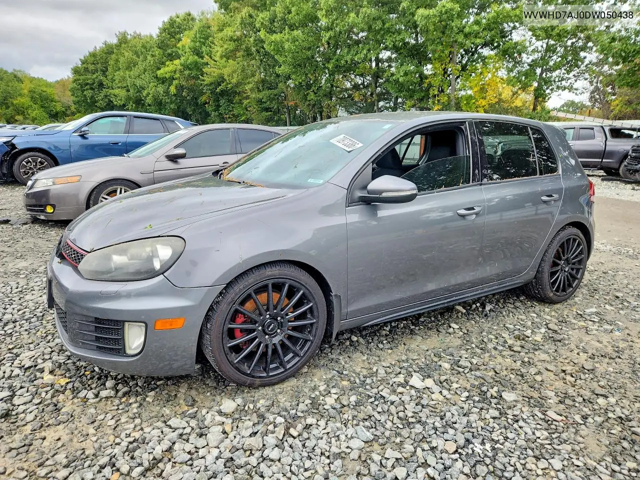 VOLKSWAGEN GTI 2013, VIN WVWHD7AJ0DW050438