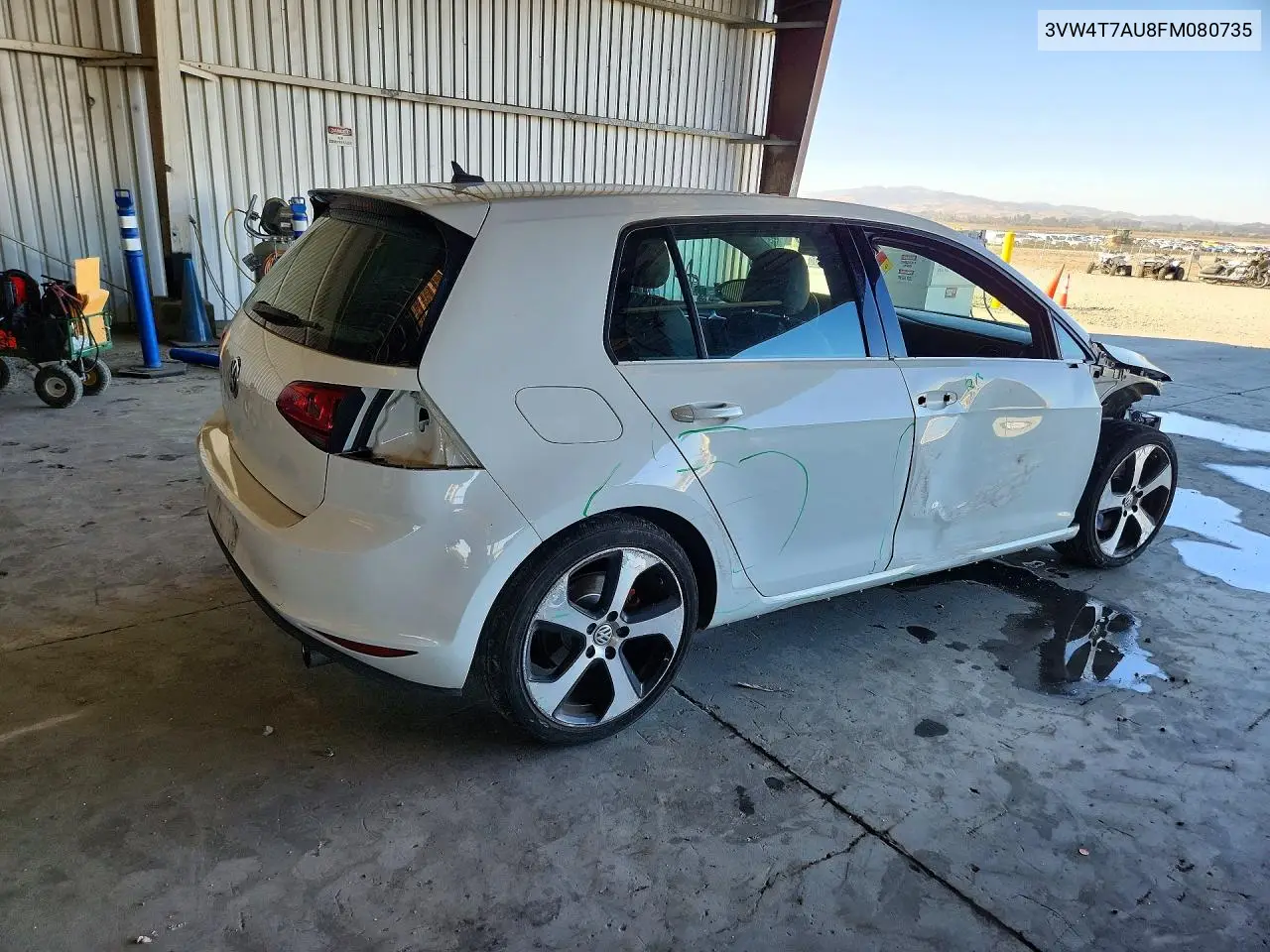 2015 VOLKSWAGEN GTI VIN 3VW4T7AU8FM080735 — фото 3