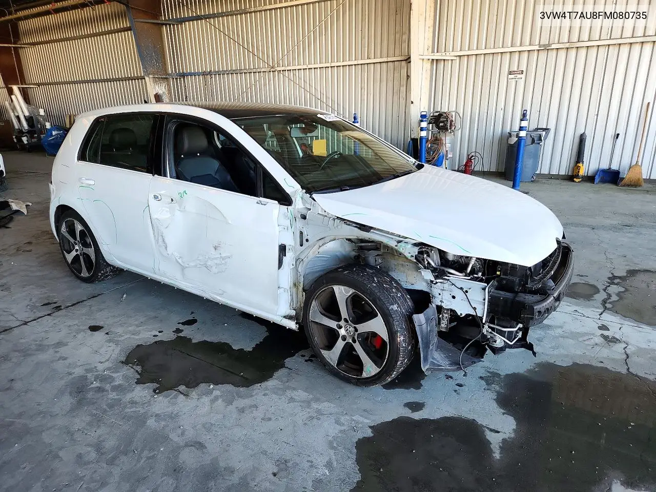 2015 VOLKSWAGEN GTI VIN 3VW4T7AU8FM080735 — фото 4