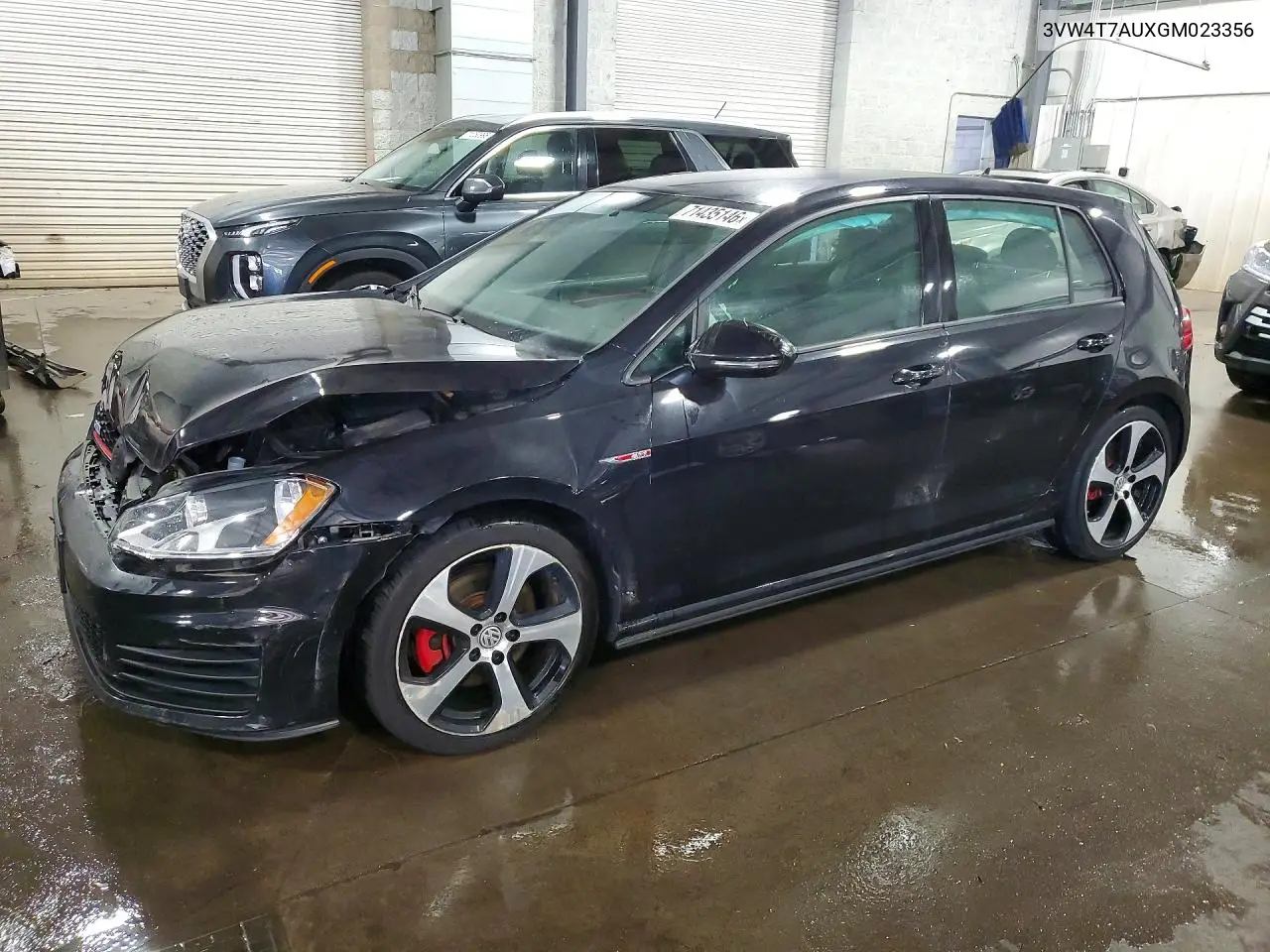VOLKSWAGEN GTI 2016, VIN 3VW4T7AUXGM023356