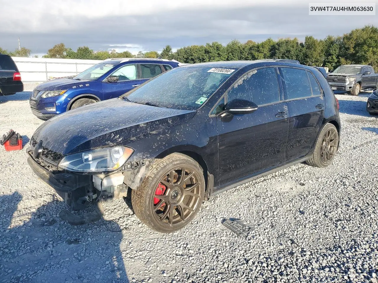 VOLKSWAGEN GTI 2017, VIN 3VW4T7AU4HM063630