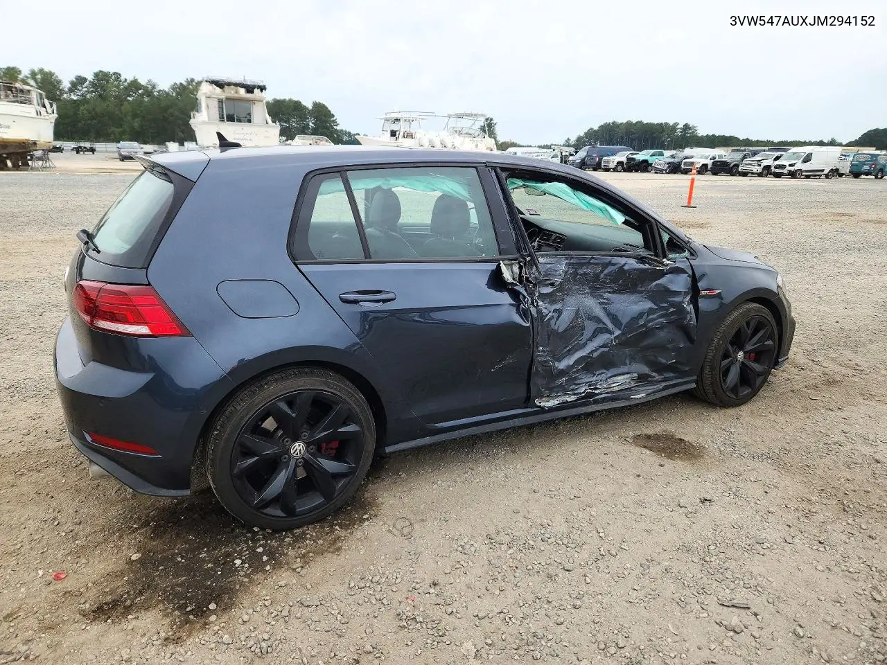2018 VOLKSWAGEN GTI VIN 3VW547AUXJM294152 — фото 3