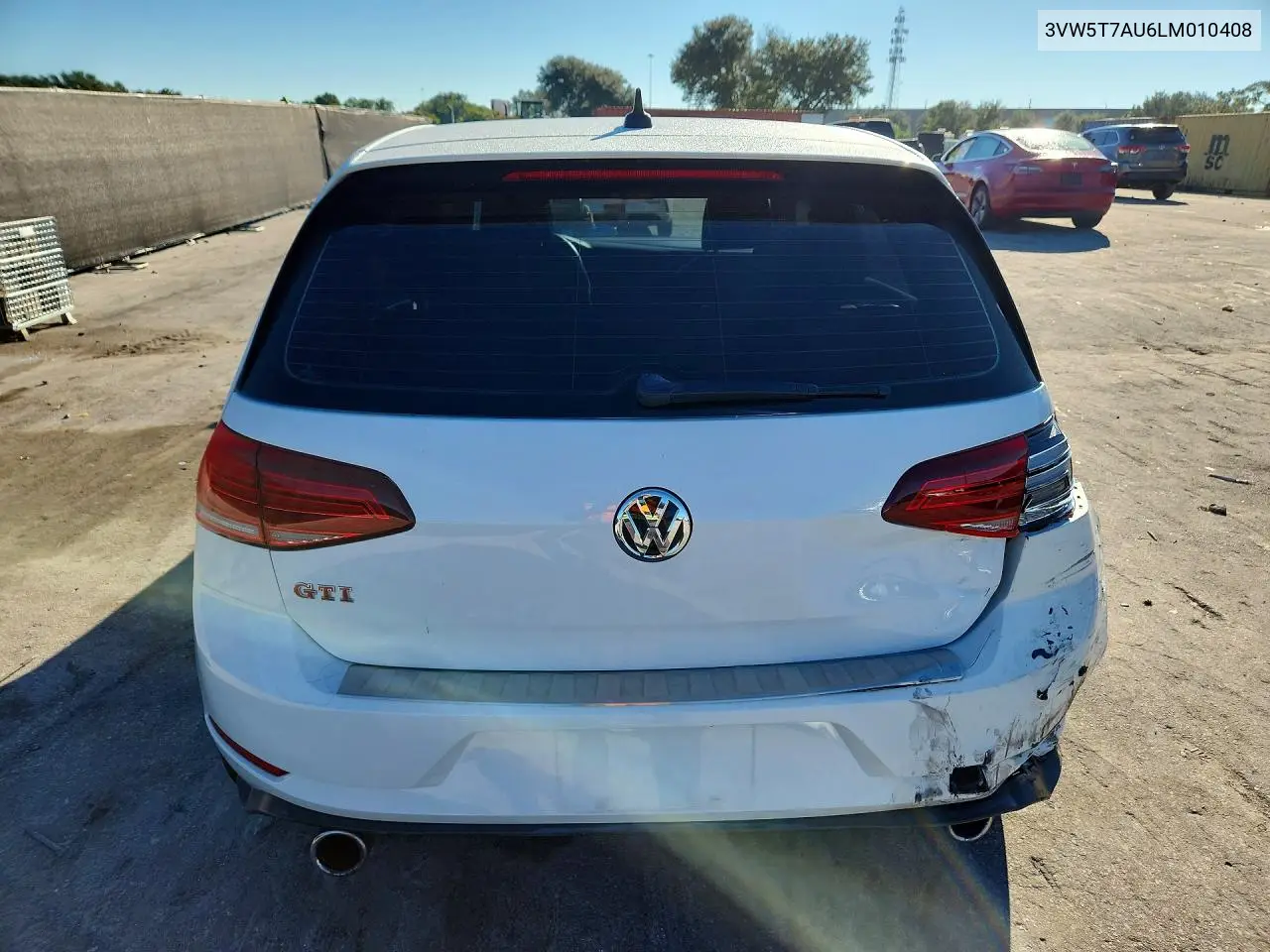 VOLKSWAGEN GTI 2020, VIN 3VW5T7AU6LM010408