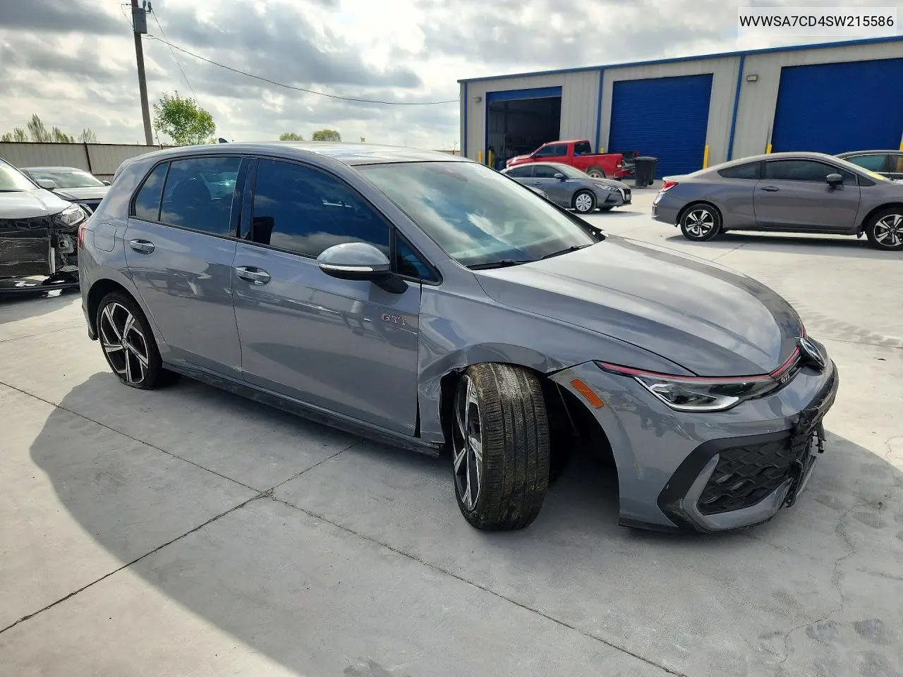 2025 VOLKSWAGEN GTI VIN WVWSA7CD4SW215586 — фото 4