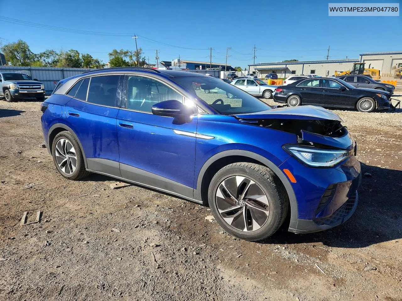 2021 VOLKSWAGEN ID.4 VIN WVGTMPE23MP047780 — фото 4