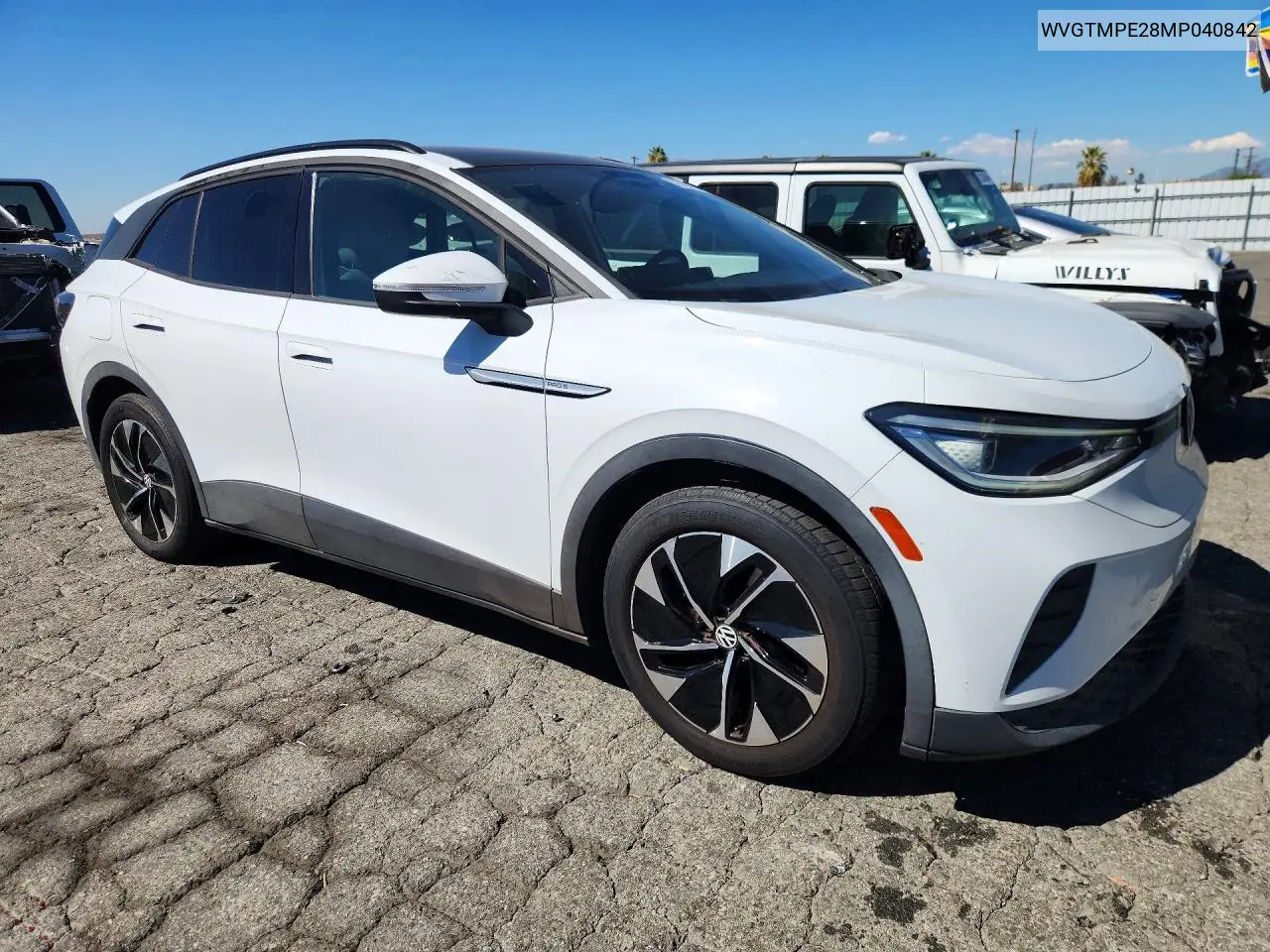 2021 VOLKSWAGEN ID.4 VIN WVGTMPE28MP040842 — фото 4