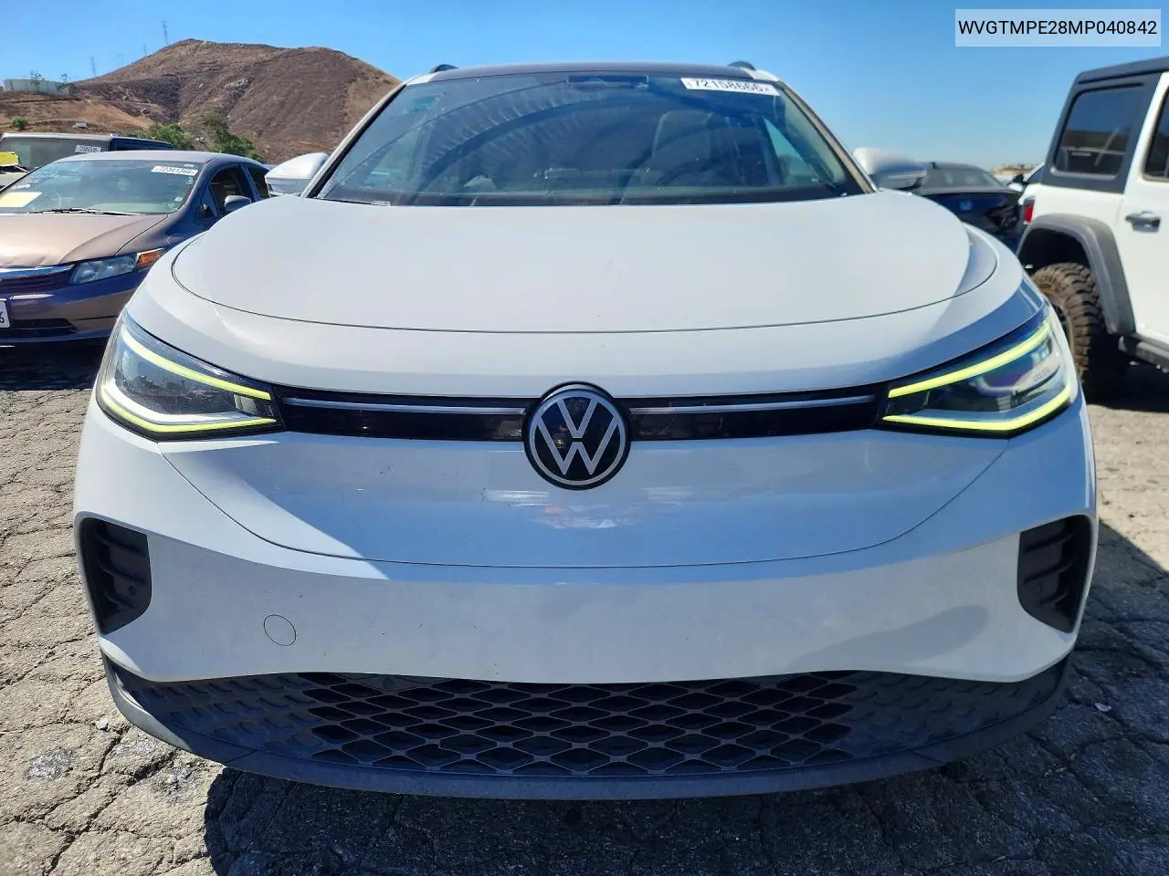2021 VOLKSWAGEN ID.4 VIN WVGTMPE28MP040842 — фото 5