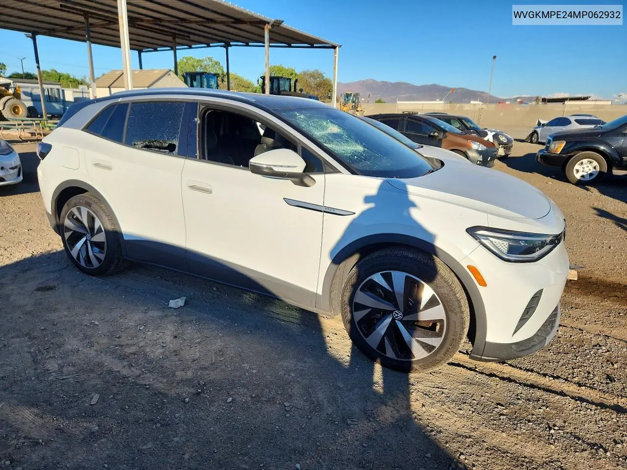 2021 VOLKSWAGEN ID.4 VIN WVGKMPE24MP062932 — фото 4