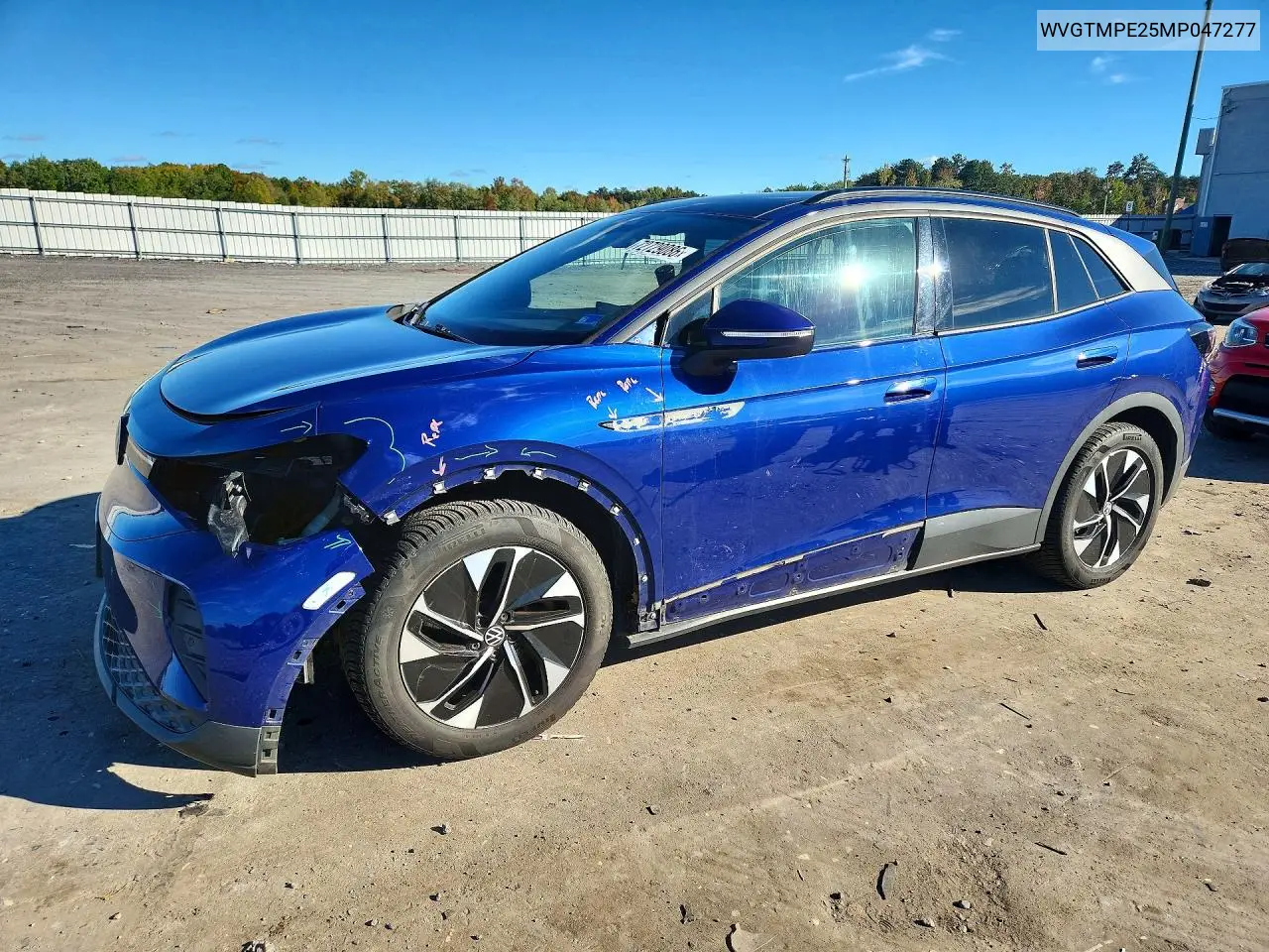 VOLKSWAGEN ID.4 2021, VIN WVGTMPE25MP047277