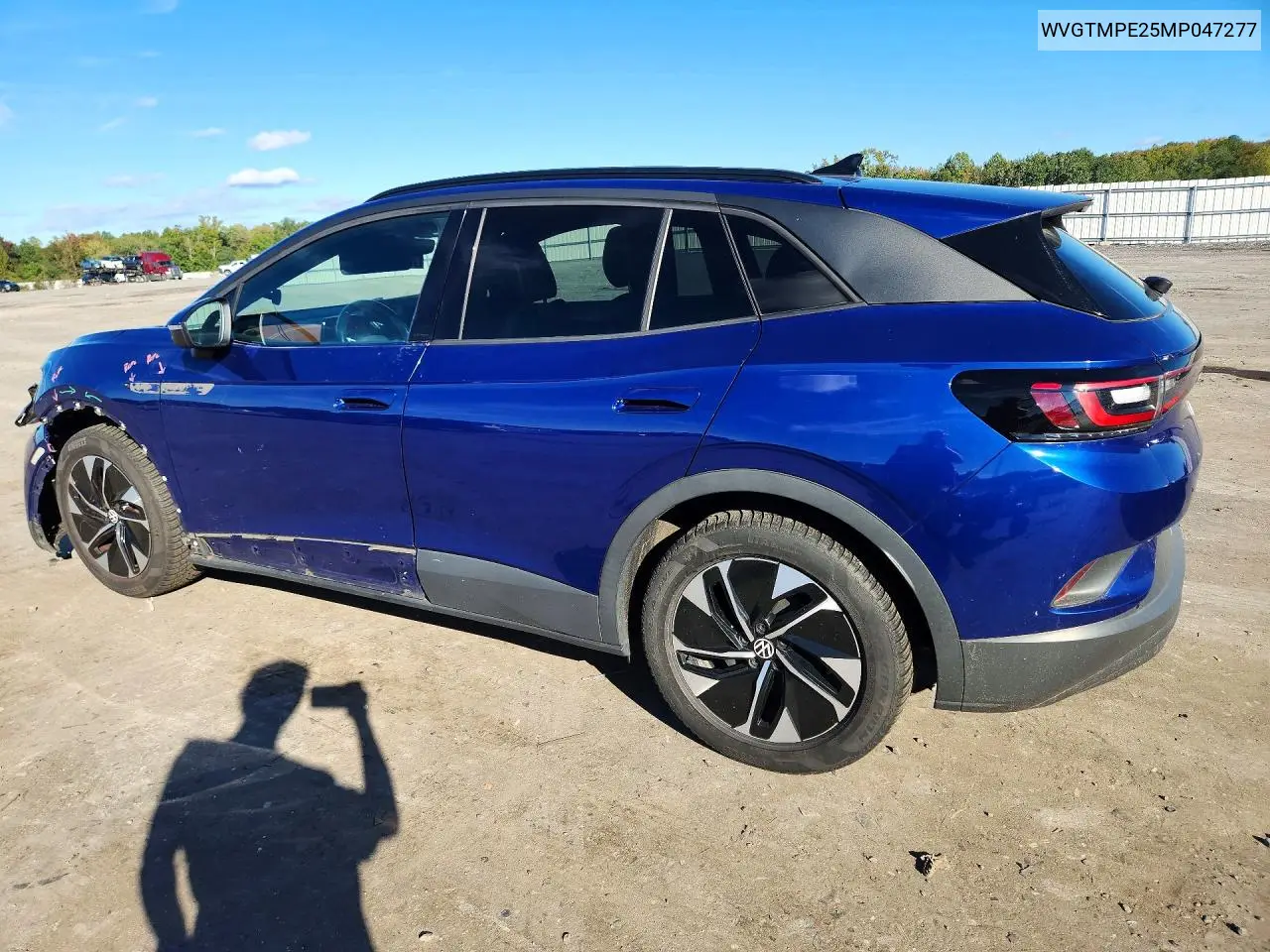 2021 VOLKSWAGEN ID.4 VIN WVGTMPE25MP047277 — фото 2