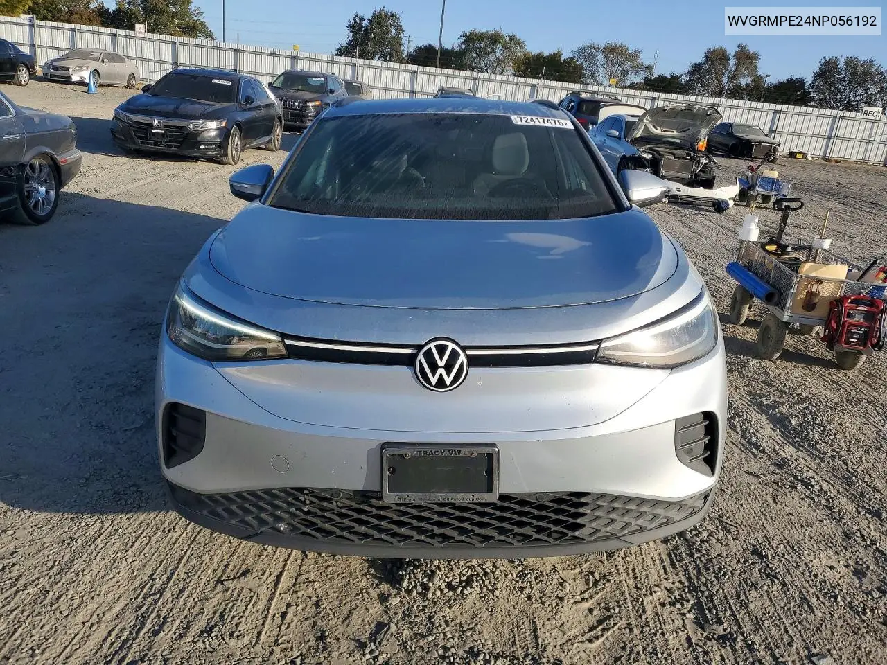 2022 VOLKSWAGEN ID.4 VIN WVGRMPE24NP056192 — фото 5