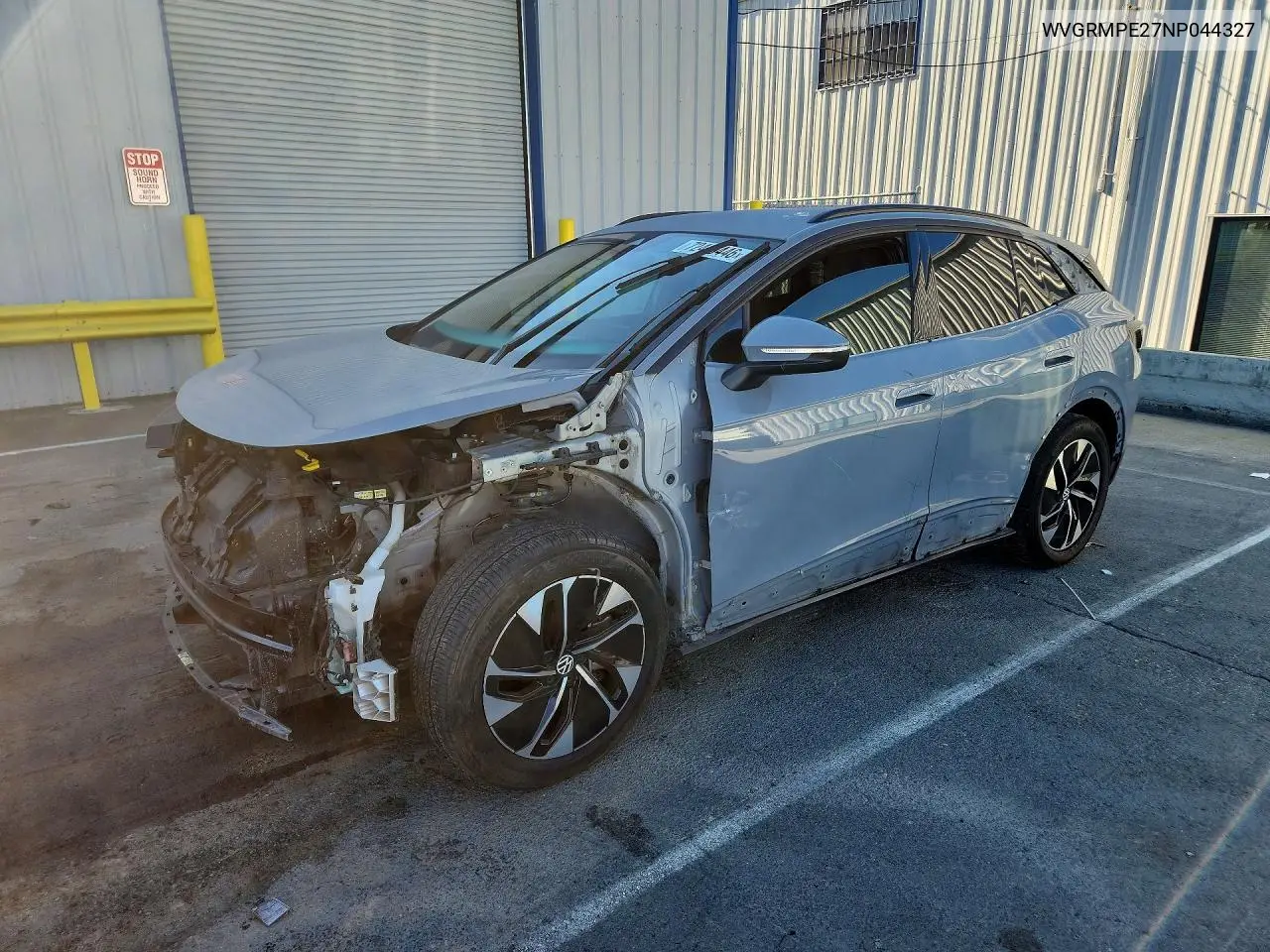VOLKSWAGEN ID.4 2022, VIN WVGRMPE27NP044327