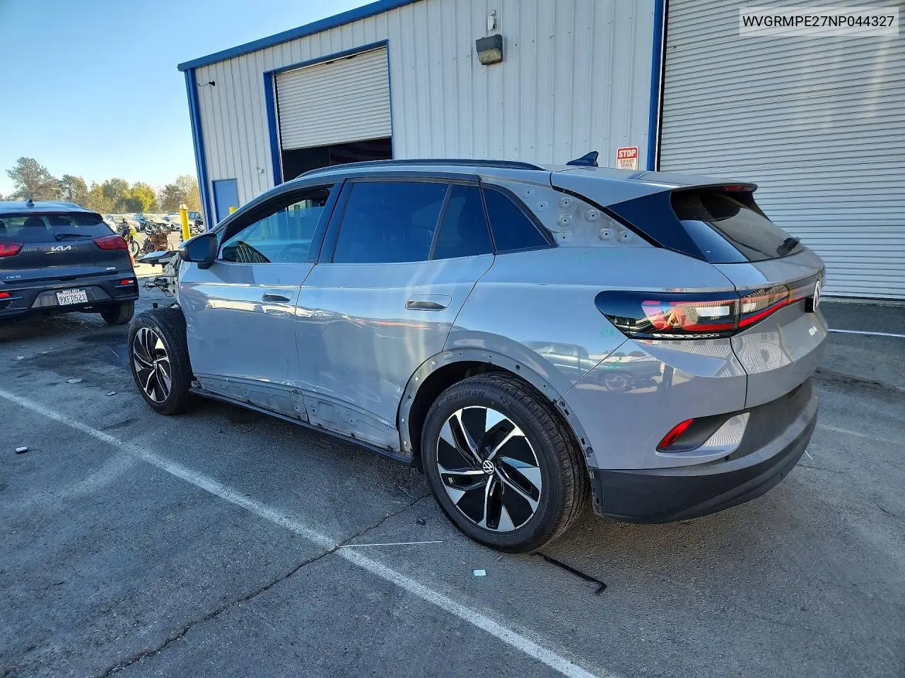 2022 VOLKSWAGEN ID.4 VIN WVGRMPE27NP044327 — фото 2