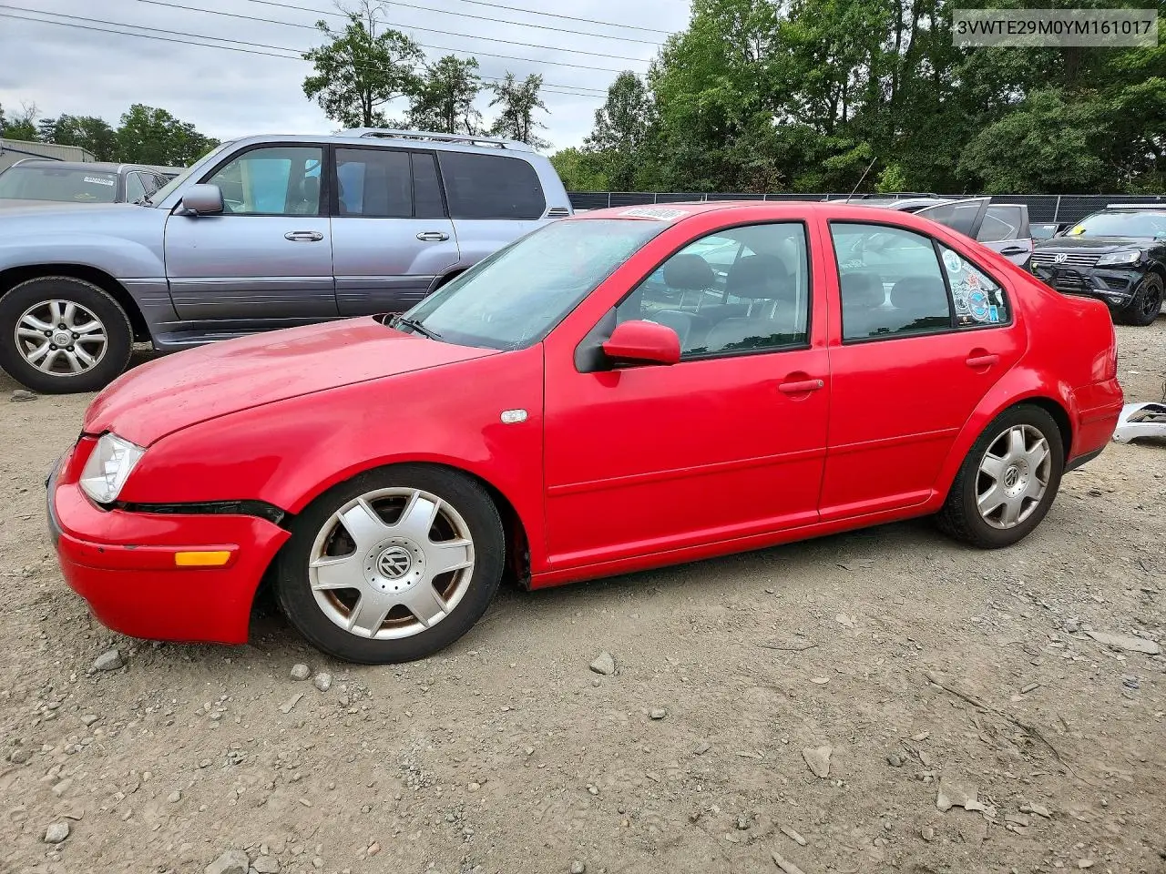 VOLKSWAGEN JETTA 2000, VIN 3VWTE29M0YM161017