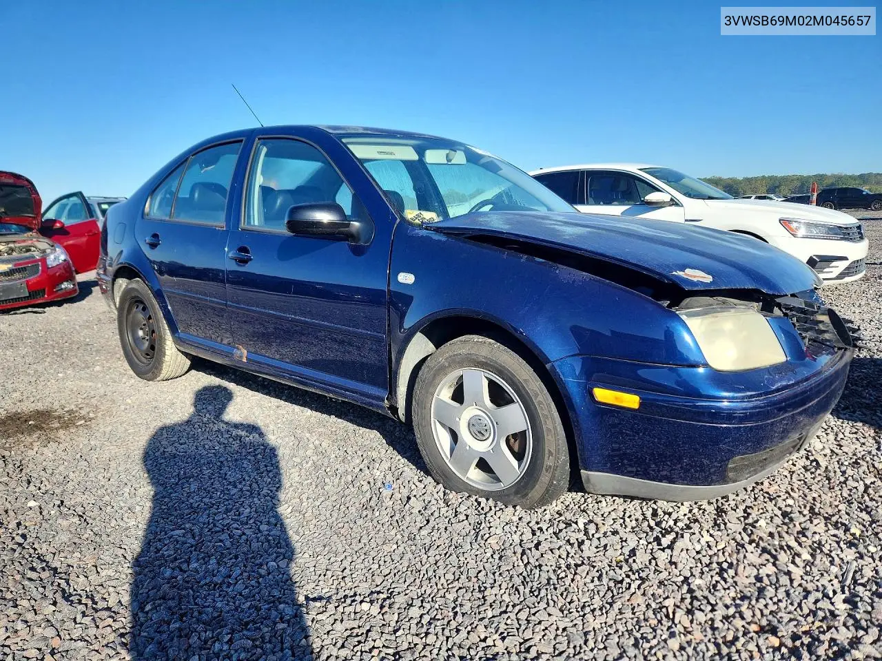 2002 VOLKSWAGEN JETTA VIN 3VWSB69M02M045657 — фото 4