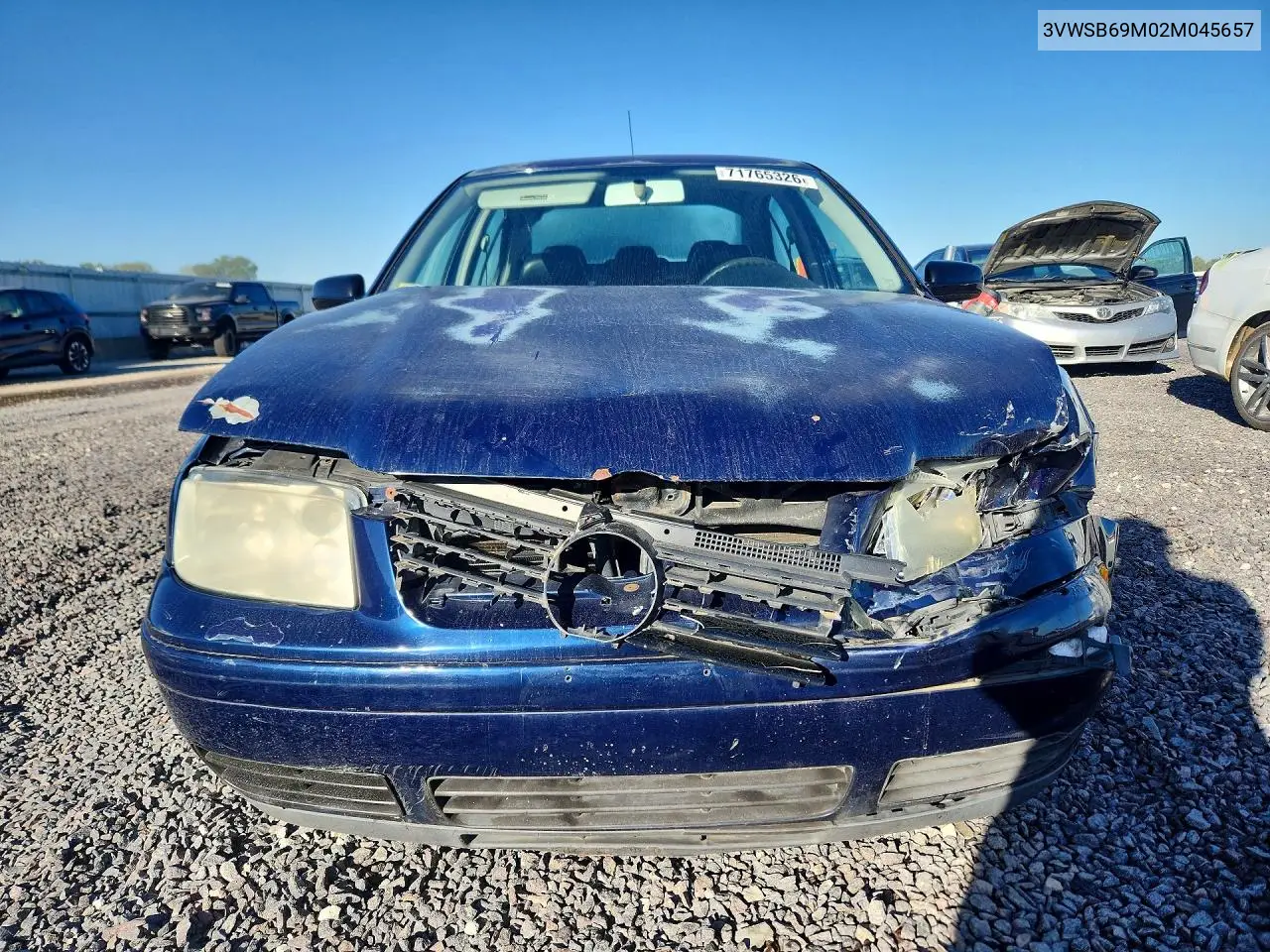 2002 VOLKSWAGEN JETTA VIN 3VWSB69M02M045657 — фото 5