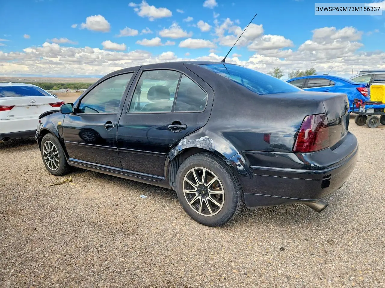 2003 VOLKSWAGEN JETTA VIN 3VWSP69M73M156337 — фото 2