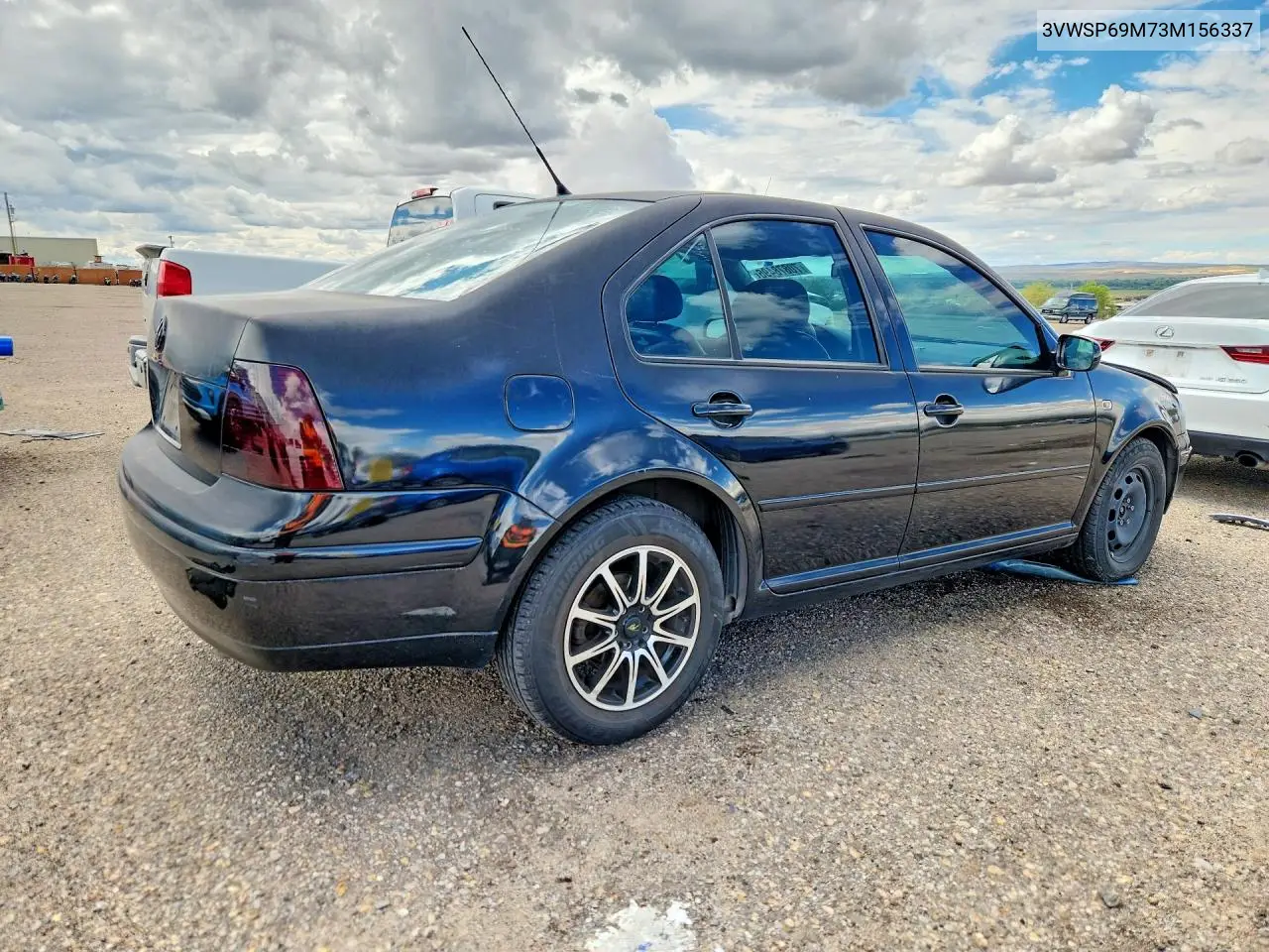 2003 VOLKSWAGEN JETTA VIN 3VWSP69M73M156337 — фото 3
