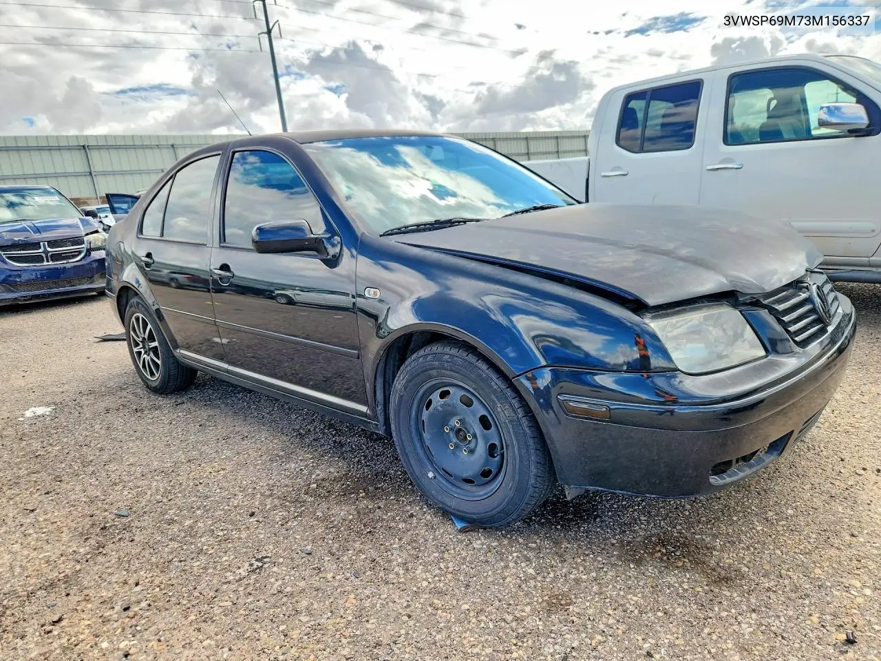 2003 VOLKSWAGEN JETTA VIN 3VWSP69M73M156337 — фото 4
