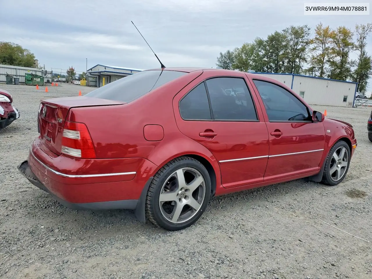 2004 VOLKSWAGEN JETTA VIN 3VWRR69M94M078881 — фото 3