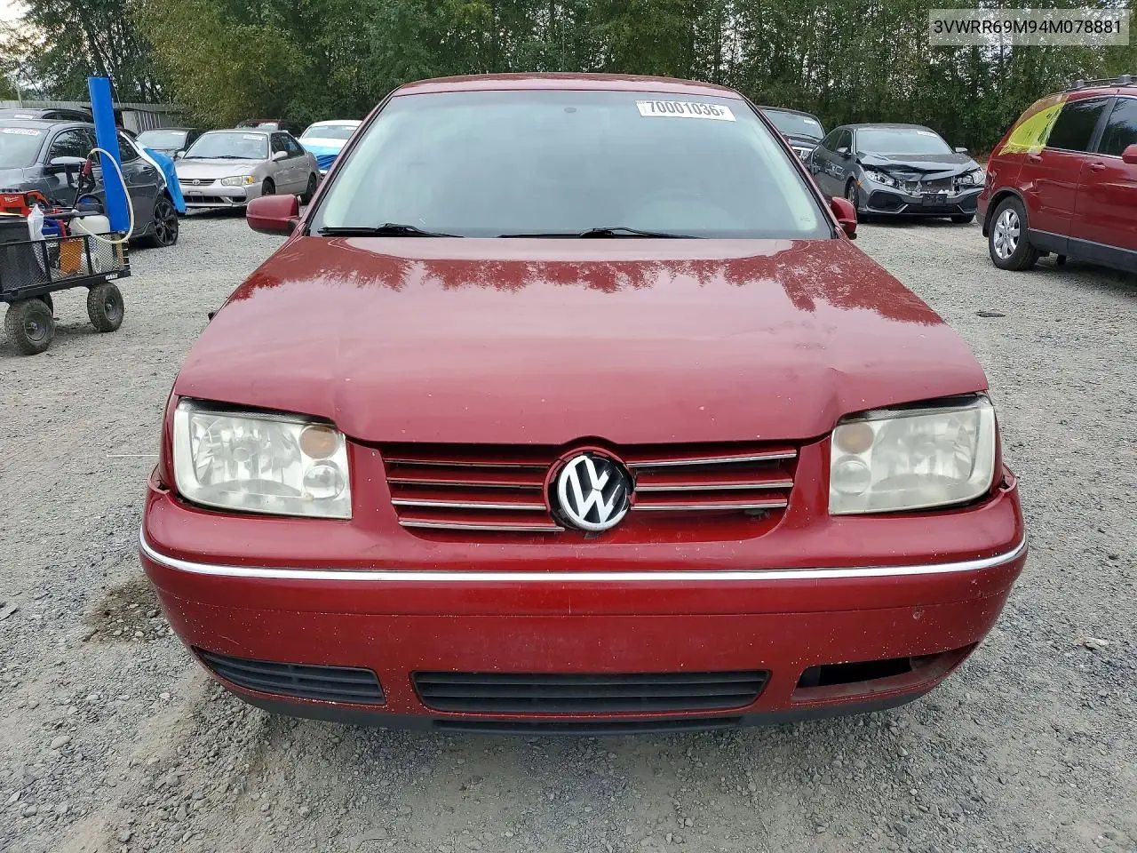 2004 VOLKSWAGEN JETTA VIN 3VWRR69M94M078881 — фото 5