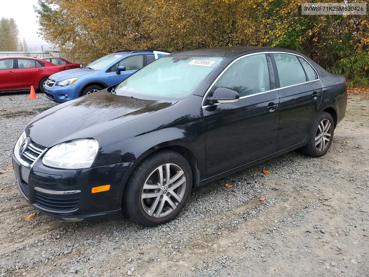 VOLKSWAGEN JETTA 2005, VIN 3VWSF71K25M630426