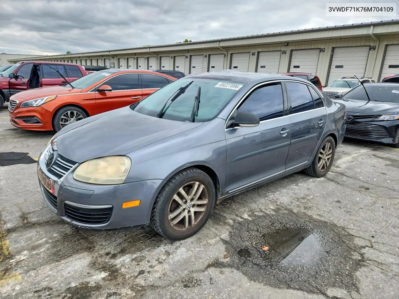 VOLKSWAGEN JETTA 2006, VIN 3VWDF71K76M704109