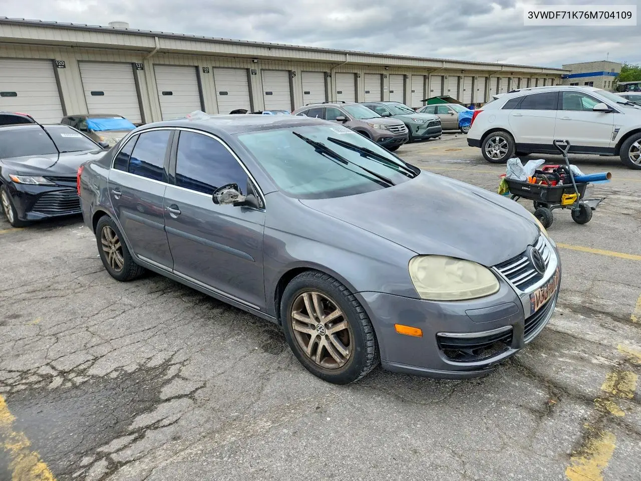 2006 VOLKSWAGEN JETTA VIN 3VWDF71K76M704109 — фото 4
