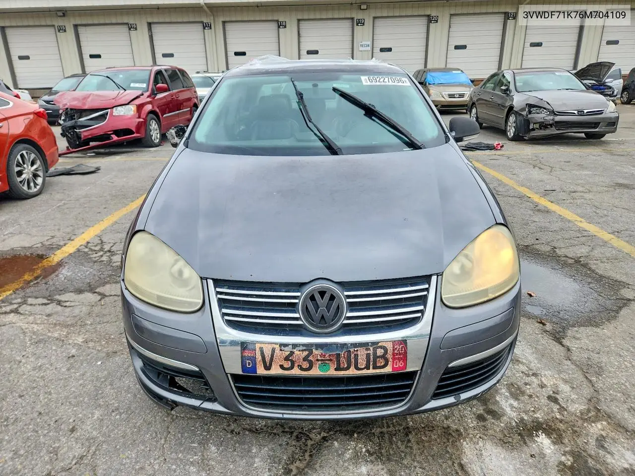 2006 VOLKSWAGEN JETTA VIN 3VWDF71K76M704109 — фото 5