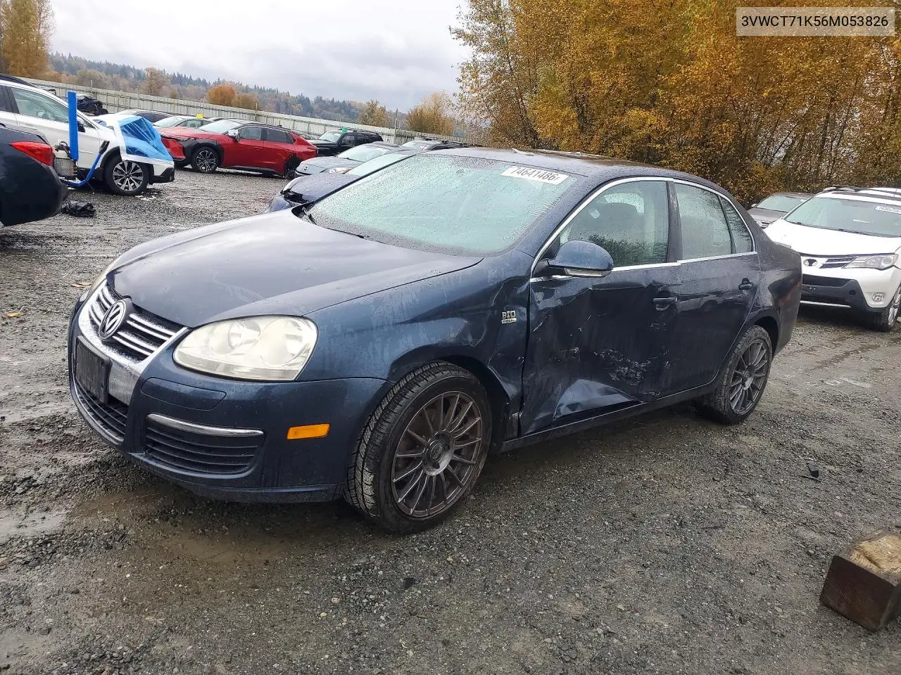 VOLKSWAGEN JETTA 2006, VIN 3VWCT71K56M053826