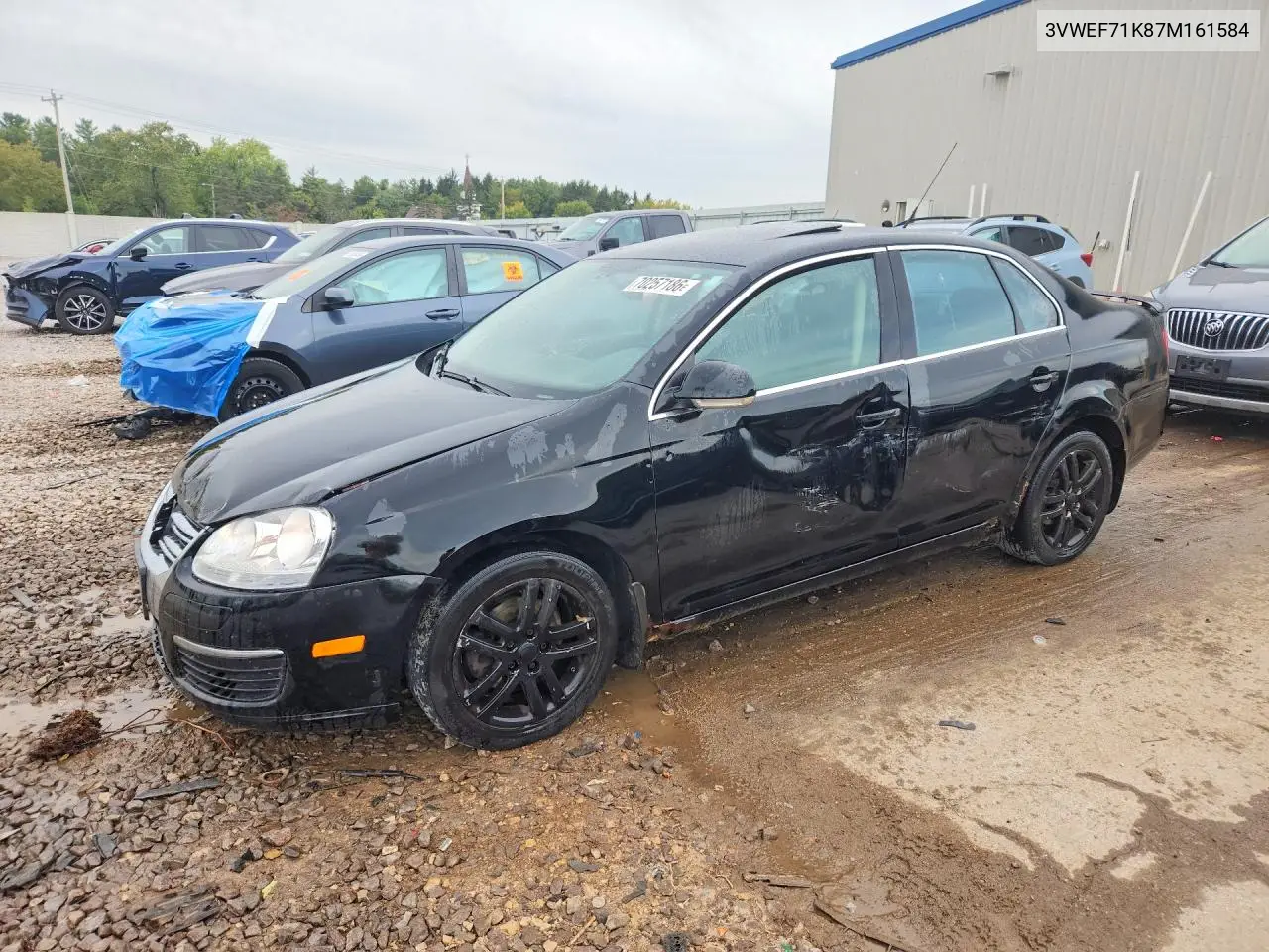 VOLKSWAGEN JETTA 2007, VIN 3VWEF71K87M161584