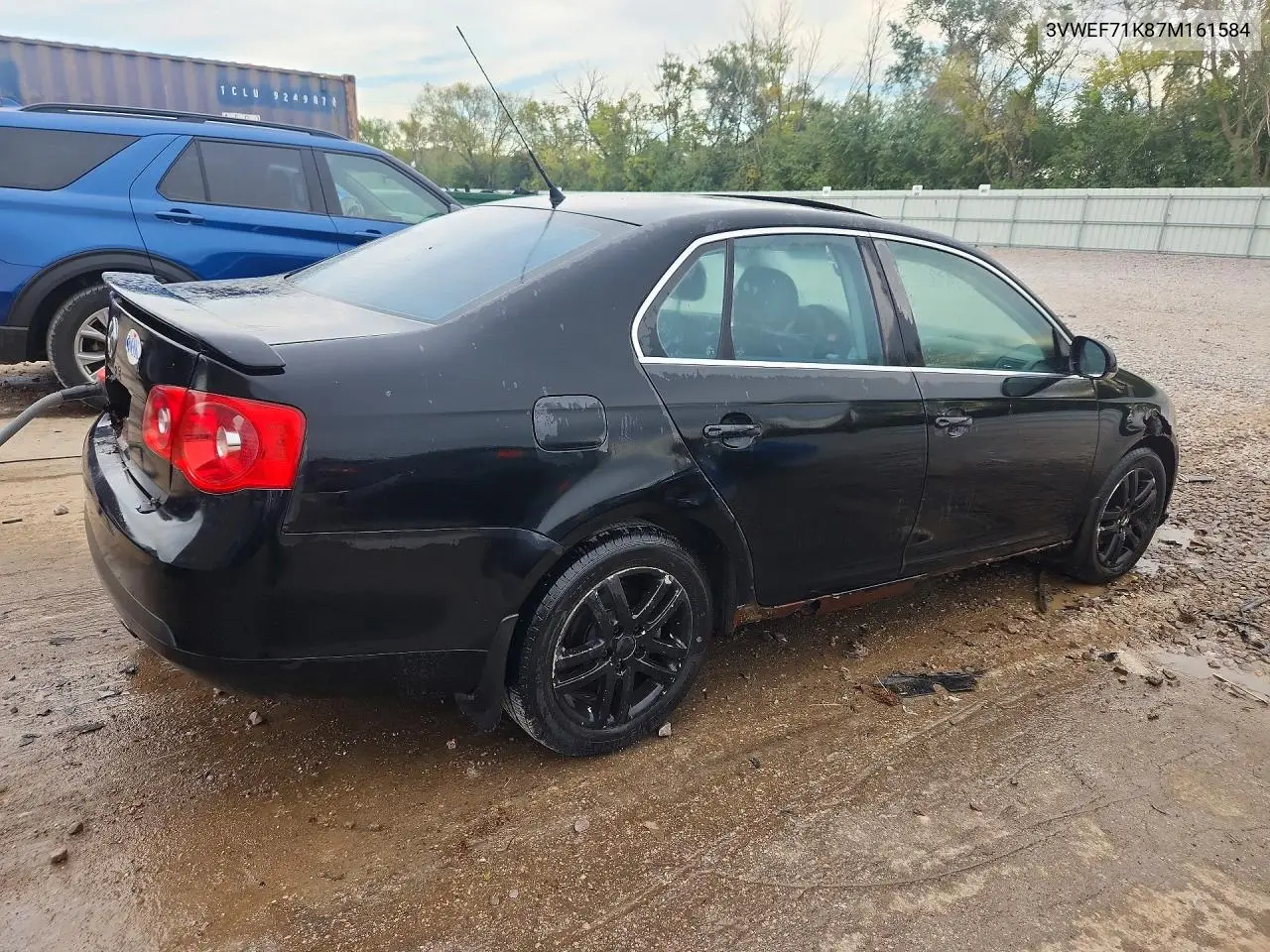 2007 VOLKSWAGEN JETTA VIN 3VWEF71K87M161584 — фото 3