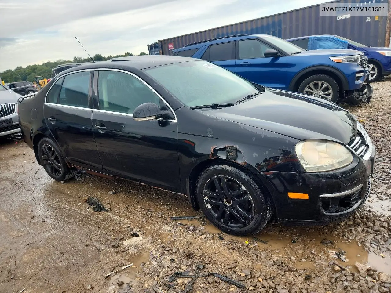 2007 VOLKSWAGEN JETTA VIN 3VWEF71K87M161584 — фото 4