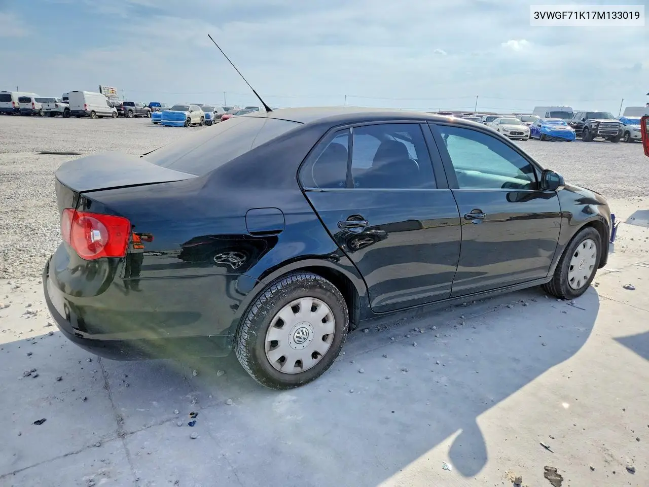 2007 VOLKSWAGEN JETTA VIN 3VWGF71K17M133019 — фото 3