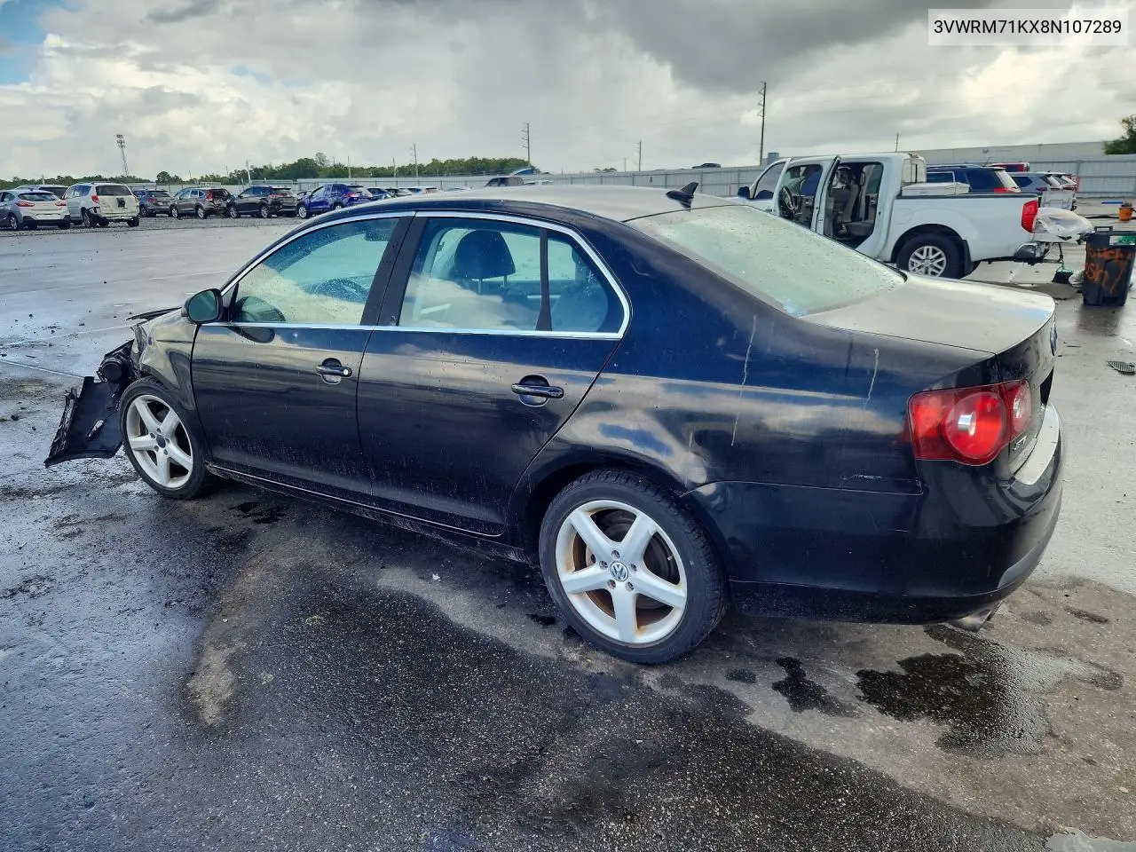 2008 VOLKSWAGEN JETTA VIN 3VWRM71KX8M107289 — фото 2