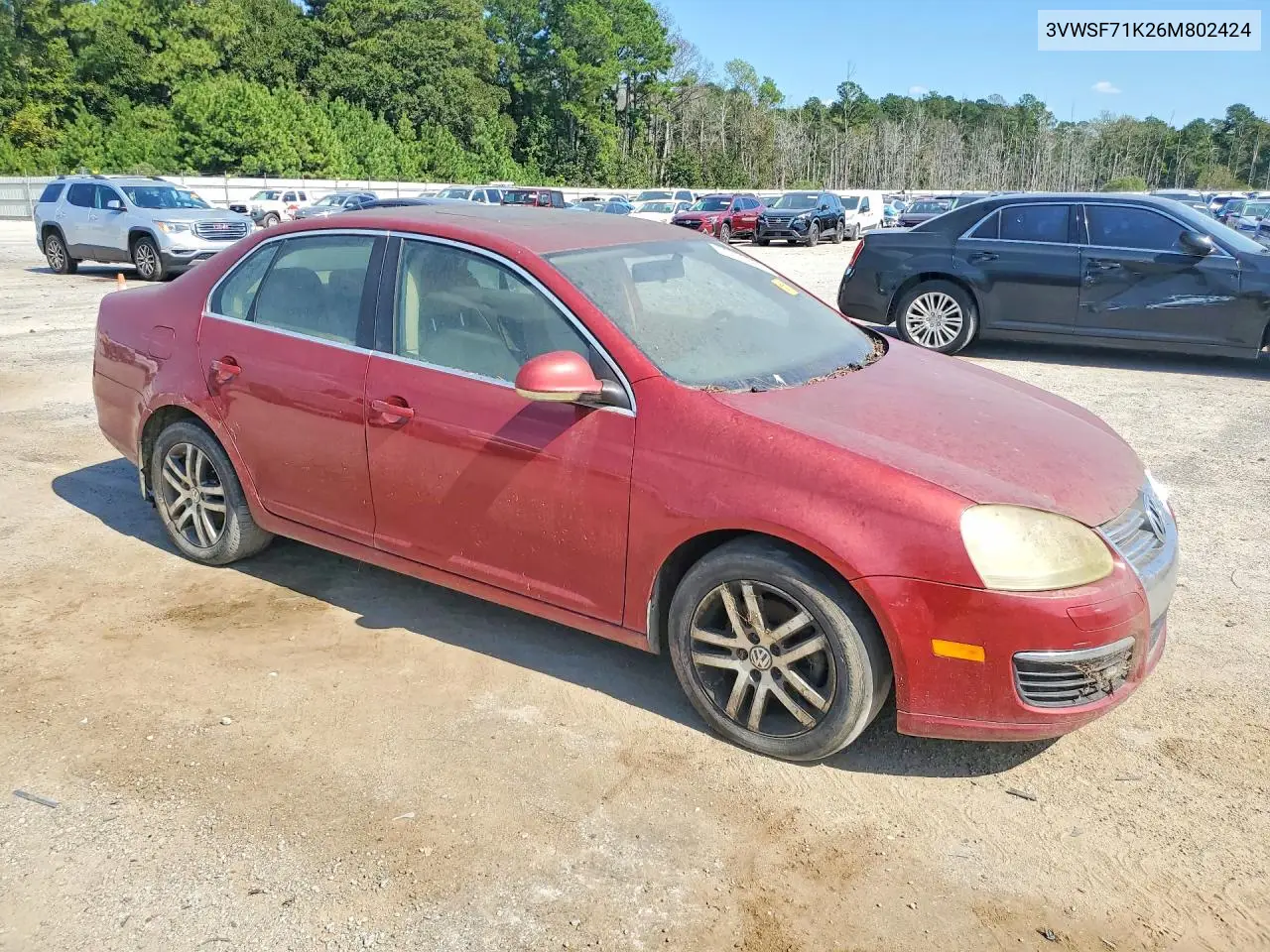 2008 VOLKSWAGEN JETTA VIN 3VWSF71K26M802424 — фото 4