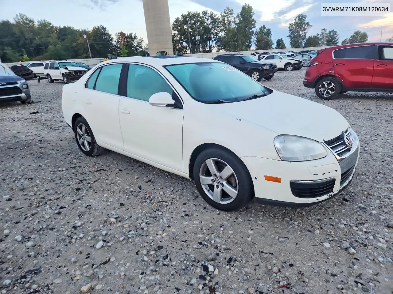 2008 VOLKSWAGEN JETTA VIN 3VWRM71K08M120634 — фото 4