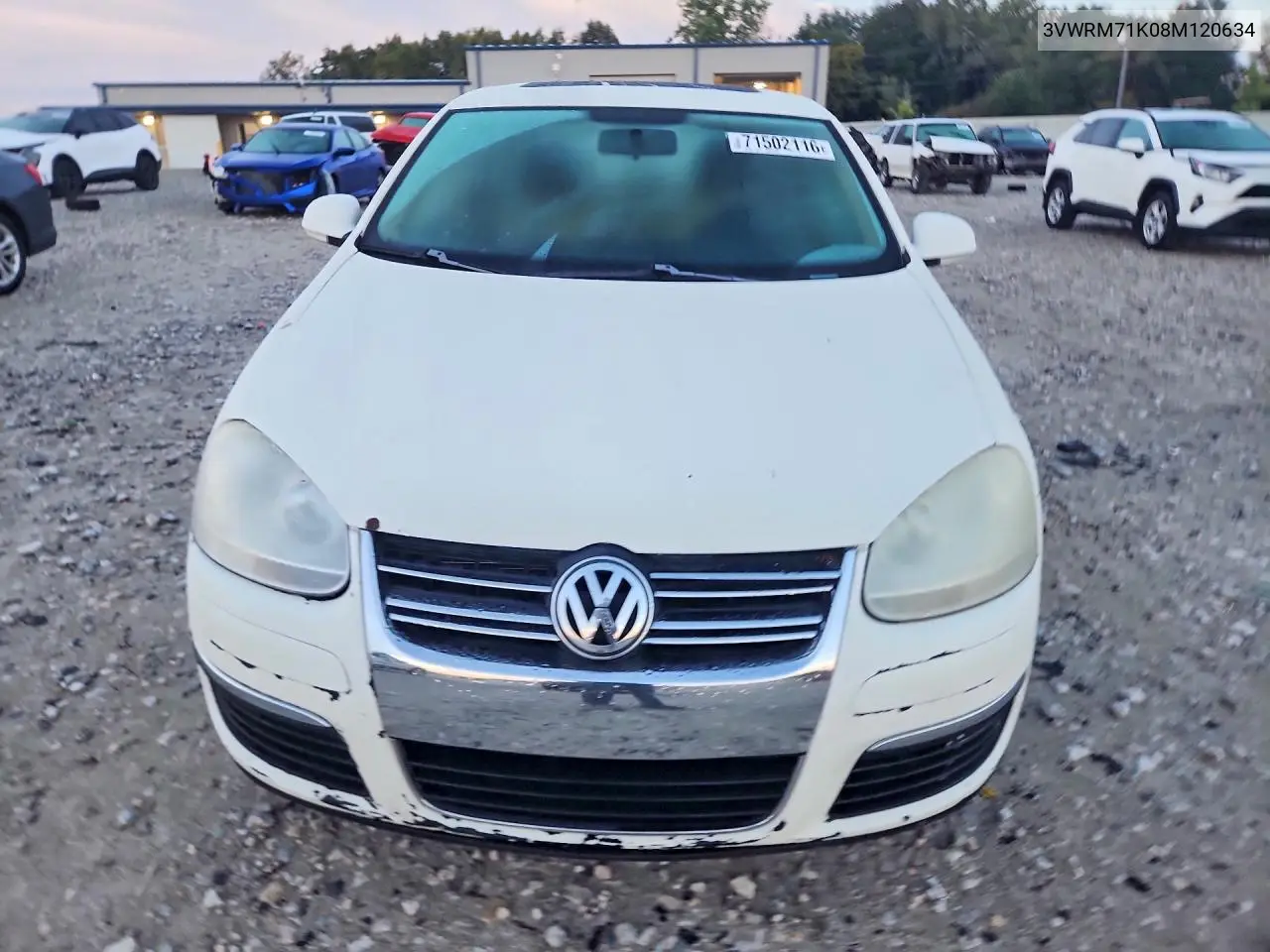 2008 VOLKSWAGEN JETTA VIN 3VWRM71K08M120634 — фото 5
