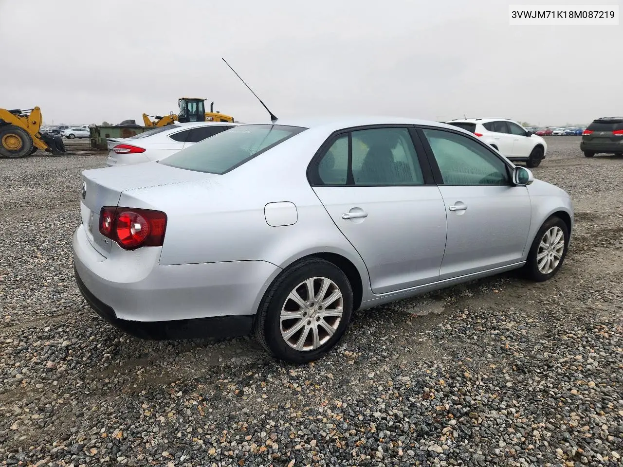 2008 VOLKSWAGEN JETTA VIN 3VWJM71K18M087219 — фото 3