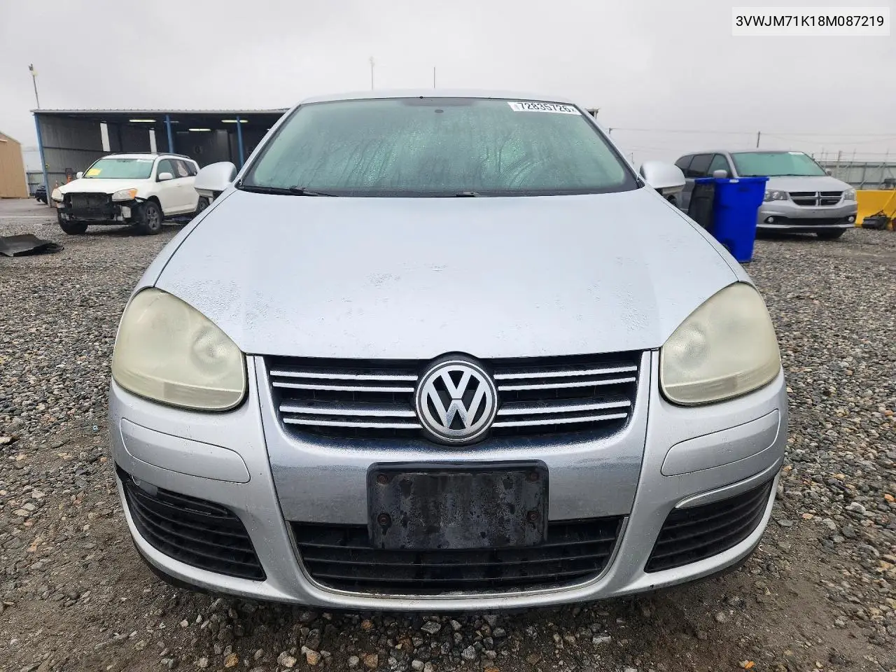 2008 VOLKSWAGEN JETTA VIN 3VWJM71K18M087219 — фото 5