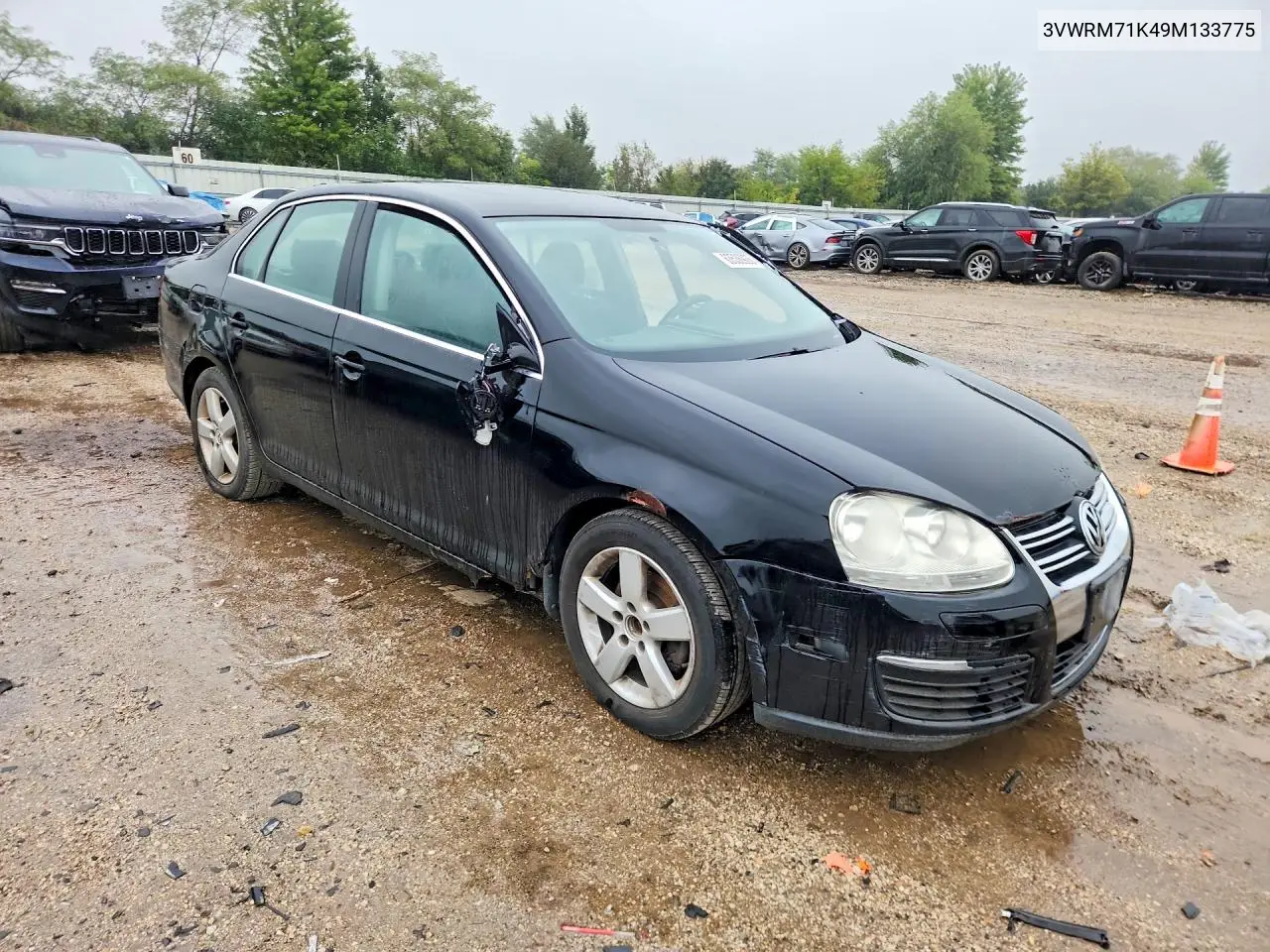 2009 VOLKSWAGEN JETTA VIN 3VWRM71K49M133775 — фото 4