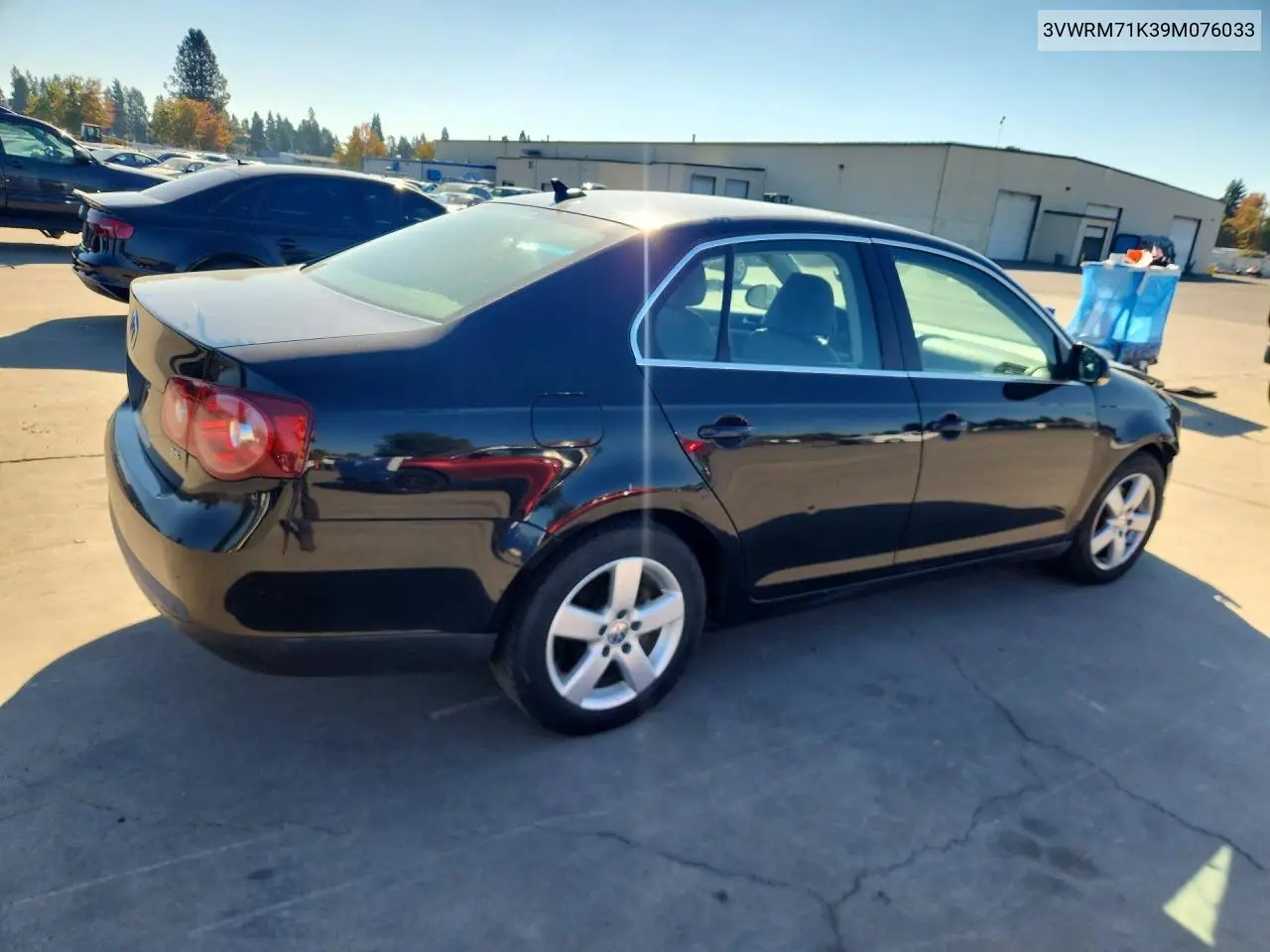 2009 VOLKSWAGEN JETTA VIN 3VWRM71K39M076033 — фото 3