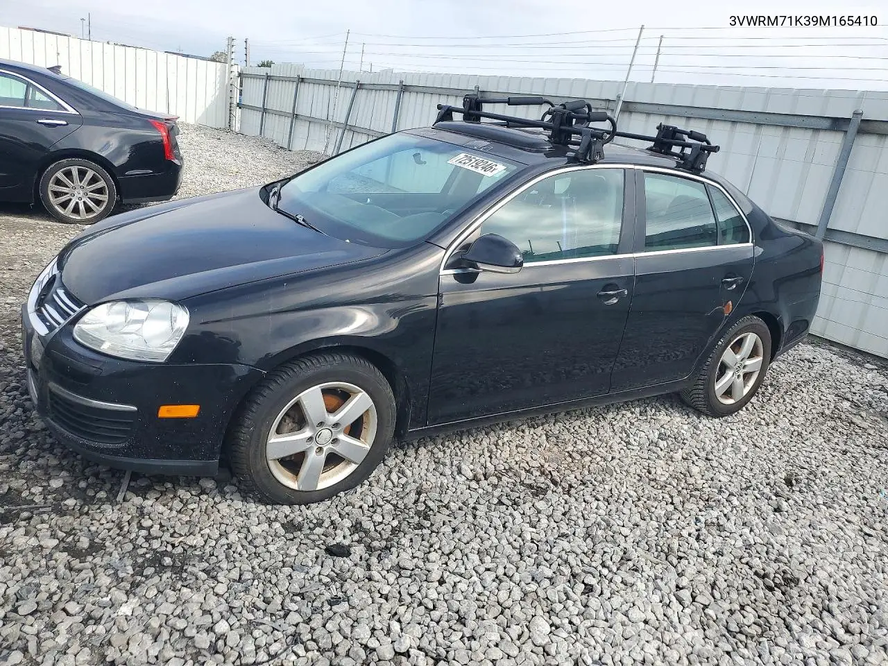 VOLKSWAGEN JETTA 2009, VIN 3VWRM71K39M165410