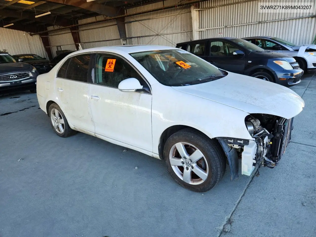 2009 VOLKSWAGEN JETTA VIN 3VWRZ71K89M043207 — фото 4