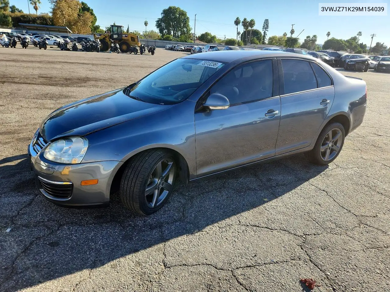 VOLKSWAGEN JETTA 2009, VIN 3VWJZ71K29M154039