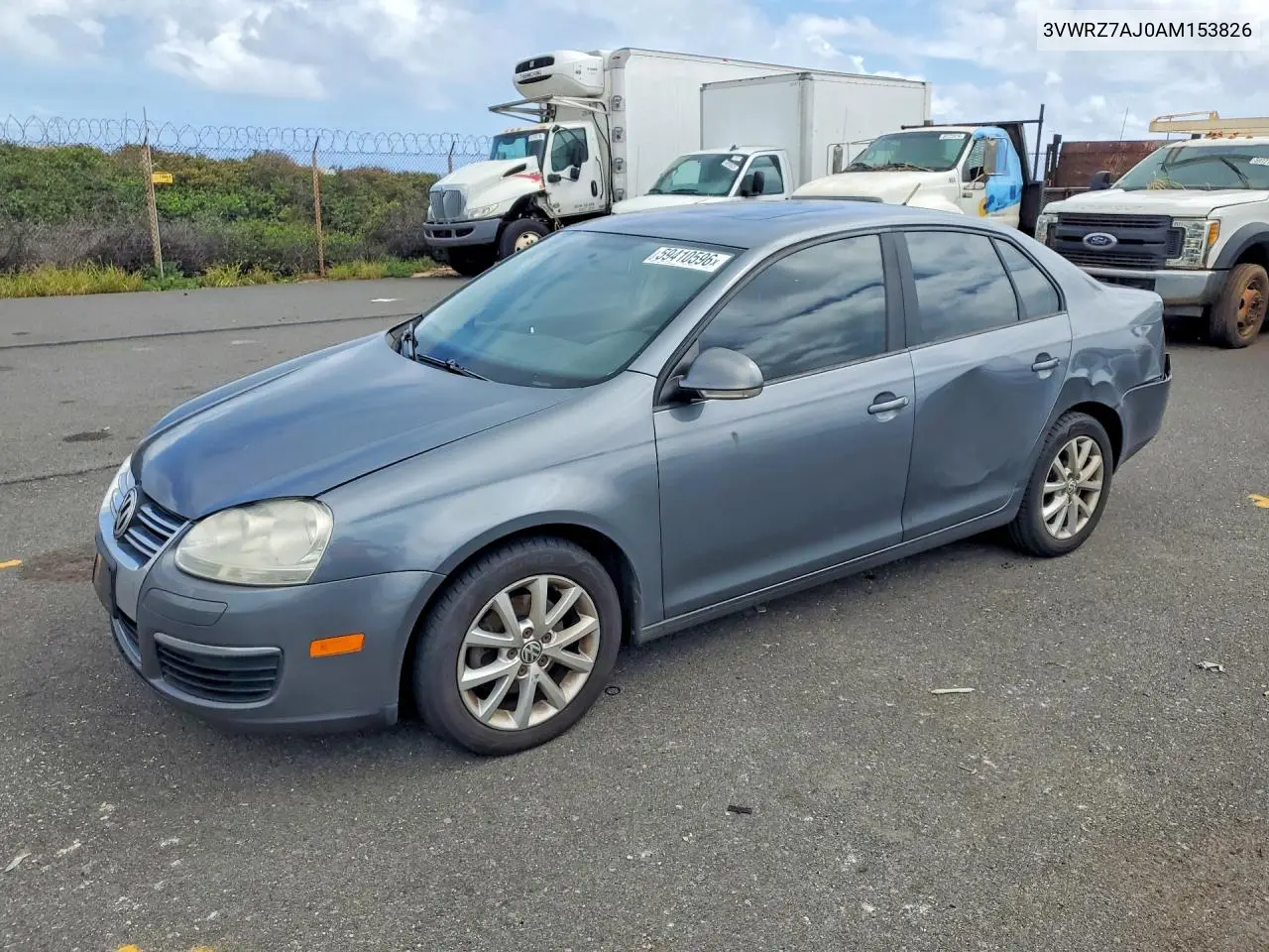 VOLKSWAGEN JETTA 2010, VIN 3VWRZ7AJ0AM153826