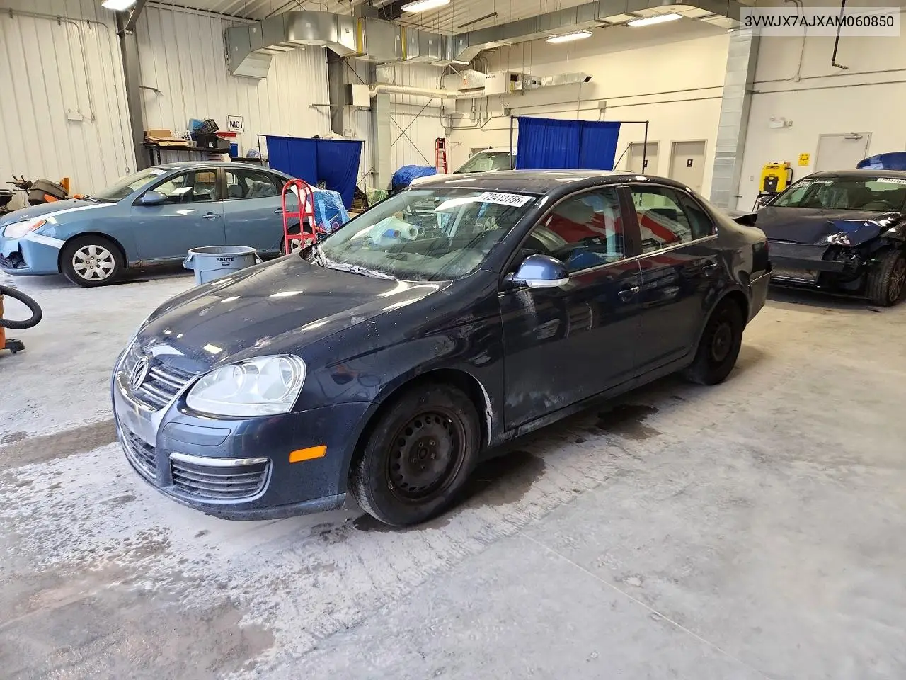 VOLKSWAGEN JETTA 2010, VIN 3VWJX7AJXAM060850