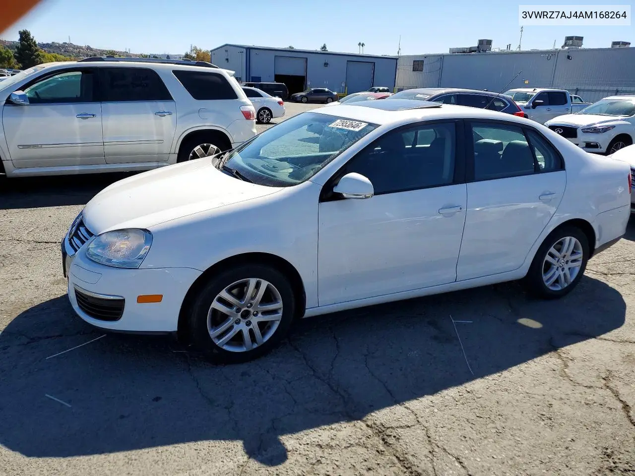 VOLKSWAGEN JETTA 2010, VIN 3VWRZ7AJ4AM168264